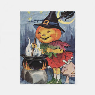 Couverture Polaire Halloween vintage - Une brasse Éffrayante
