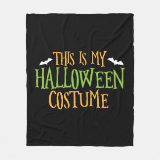 Couverture Polaire Halloween - Voici Mon Costume D'Halloween