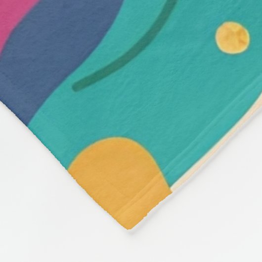 Couverture Polaire Halloween Whimsical Feuilles d'automne Motif sans (Coin)