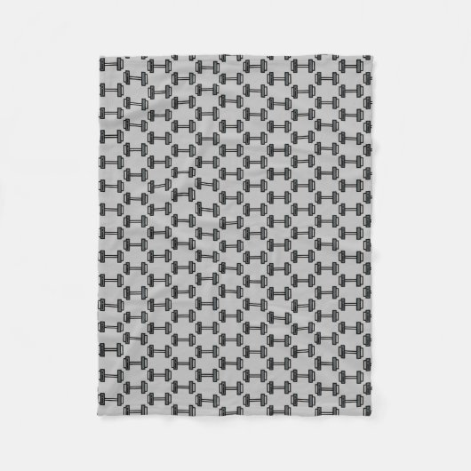 Couverture Polaire haltère (Devant)