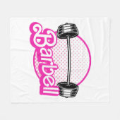 Couverture Polaire Haltère - rose (Devant (Horizontal))