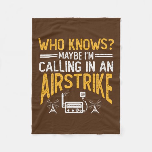 Couverture Polaire Ham Radio Gear Design Ham Opérateur de jambon Radi (Devant)