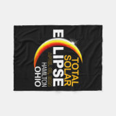 Couverture Polaire Hamilton 2024 Solar Eclipse 2024 040824 Eclipse (Devant (Horizontal))