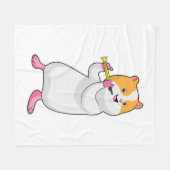 Couverture Polaire Hamster à Musique avec Flûte (Devant (Horizontal))