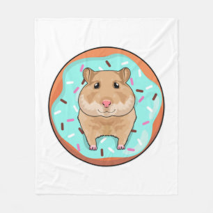 Couverture Polaire Hamster avec Donut