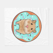 Couverture Polaire Hamster avec Donut (Devant (Horizontal))