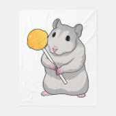 Couverture Polaire Hamster Lollipop (Devant)