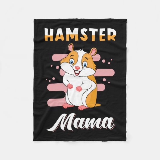 Couverture Polaire Hamster Mama (Devant)