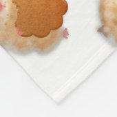 Couverture Polaire Hamster mou avec illustration biscuit cadeau (Coin)