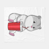 Couverture Polaire Hamster with Mug & Drinking straw (Devant (Horizontal))