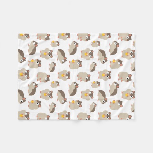 Couverture Polaire Hamsters (Devant (Horizontal))