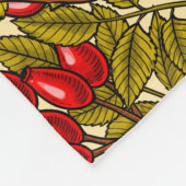 Couverture Polaire hanches roses, rouge, vert, jaune (Coin)