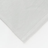 Couverture Polaire Hand Painted Tree Custom Family Quote Light Gray (Coin)