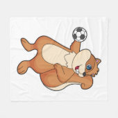 Couverture Polaire Handball joueur d'écureuil (Devant (Horizontal))