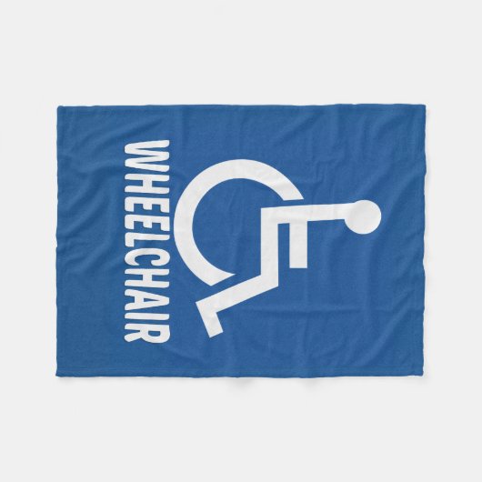 Couverture Polaire Handicap Fauteuil roulant (Devant (Horizontal))