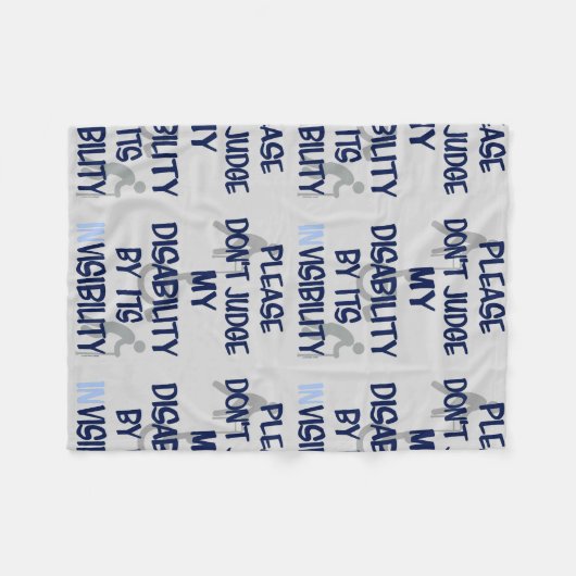 Couverture Polaire Handicap/INvisibilité...RSD/CRPS (Devant (Horizontal))