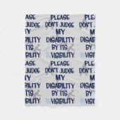 Couverture Polaire Handicap/INvisibilité...RSD/CRPS (Devant)