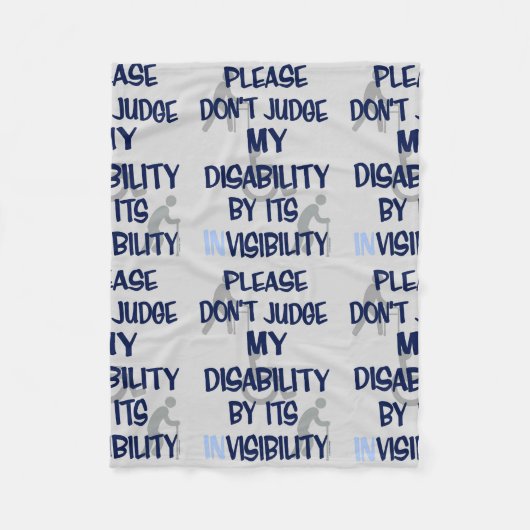 Couverture Polaire Handicap/INvisibilité...RSD/CRPS (Devant)