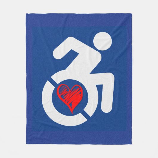 Couverture Polaire Handicapé de l'amour (Devant)