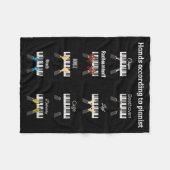 Couverture Polaire Hands According To Anists Ano Clical Music Instrum (Devant (Horizontal))