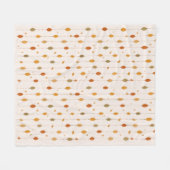 Couverture Polaire Hanging Autumn Leaves Pattern Fleece Blanket (Devant (Horizontal))