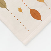 Couverture Polaire Hanging Autumn Leaves Pattern Fleece Blanket (Coin)