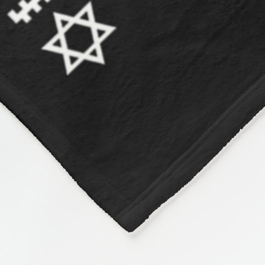 Couverture Polaire Hanoukka Heureux Juste Ici Pour Latkes Juif Hébreu (Coin)