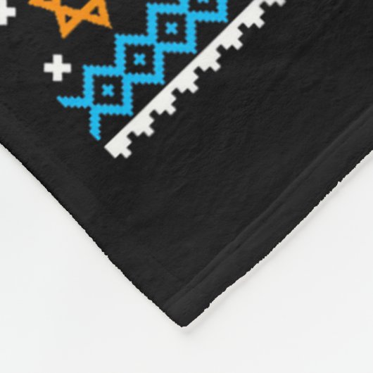 Couverture Polaire Hanukkah 67 Festive Dreidel Ugly Sweater Jew Six S (Coin)