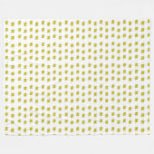 Couverture Polaire Hanukkah seagull with dreidel and gelt (Devant (Horizontal))