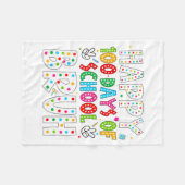 Couverture Polaire Happy 100 Days Of School Bruh 100th Day Teacher Bo (Devant (Horizontal))