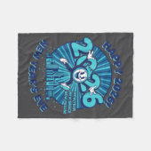 Couverture Polaire Happy 2026 New Year's Eve Celebration Design  (Devant (Horizontal))