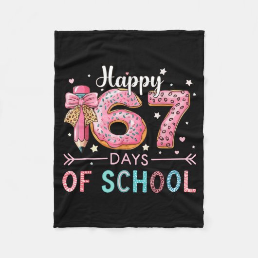 Couverture Polaire Happy 67 Days Of School Six Seven Meme Boy Girl Te (Devant)