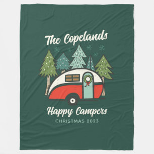 Couverture Polaire Happy Campers Personnalisé