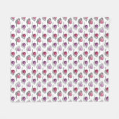 Couverture Polaire Happy Cute Cats Playing with Balls Pattern (Devant (Horizontal))