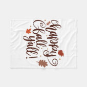 Couverture Polaire Happy Fall (Devant (Horizontal))