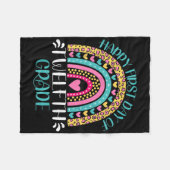 Couverture Polaire Happy First Day Of Twelfth Grade 12th Grade Back T (Devant (Horizontal))