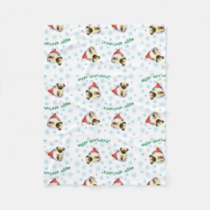 Couverture Polaire Happy Howlidays Carlin Fleece Blanket
