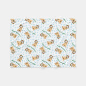 Couverture Polaire Happy Howlidays Chow Fleece Blanket (Devant (Horizontal))