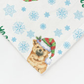 Couverture Polaire Happy Howlidays Chow Fleece Blanket (Coin)