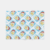 Couverture Polaire Happy Howlidays Komondor (Devant (Horizontal))