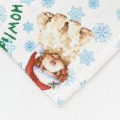 Couverture Polaire Happy Howlidays Lagotto Romagnolo Fleece Blanket (Coin)