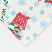 Couverture Polaire Happy Howlidays Standard Schnauzer (Coin)