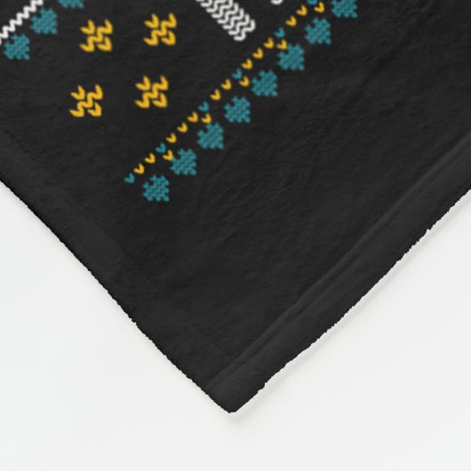 Couverture Polaire Happy Llamakah Funny Ugly Hanukkah Sweater Llama P (Coin)