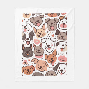 Couverture Polaire Happy mignon Motif 1