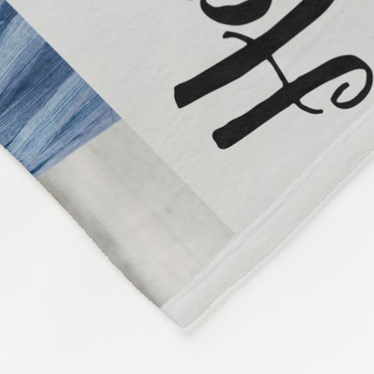 Couverture Polaire Happy Mother's Day 8 Photo Custom Message Grey (Coin)