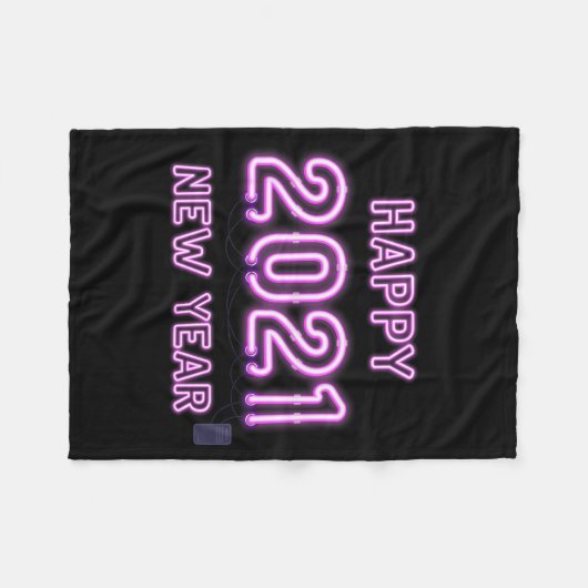 Couverture Polaire Happy New Year 2021 New Years Eve 2020 Party Suppl (Devant (Horizontal))