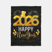 Couverture Polaire Happy New Year 2026 (Devant)