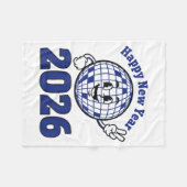 Couverture Polaire Happy New Year 2026 Celebration Design (Devant (Horizontal))