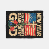 Couverture Polaire Happy New Year 2026 Christian Challenges Same Grea (Devant (Horizontal))
