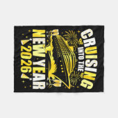 Couverture Polaire Happy New Year 2026 Cruising Into The New Year 202 (Devant (Horizontal))